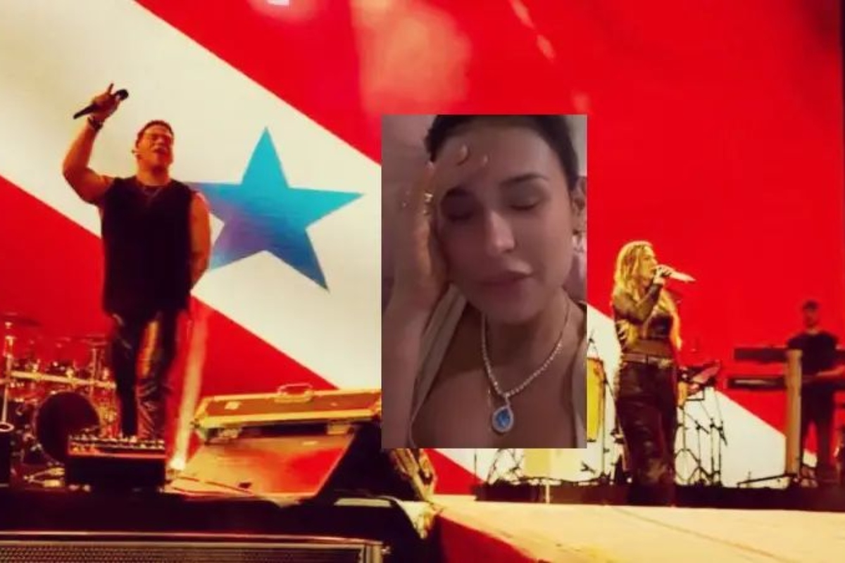 Simone Mendes comete gafe em show