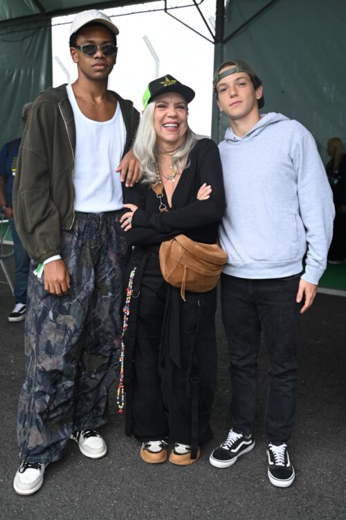 Astrid, o filho e o sobrinho