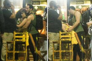 Wanessa Camargo e Allan Souza Lima agarradinhos