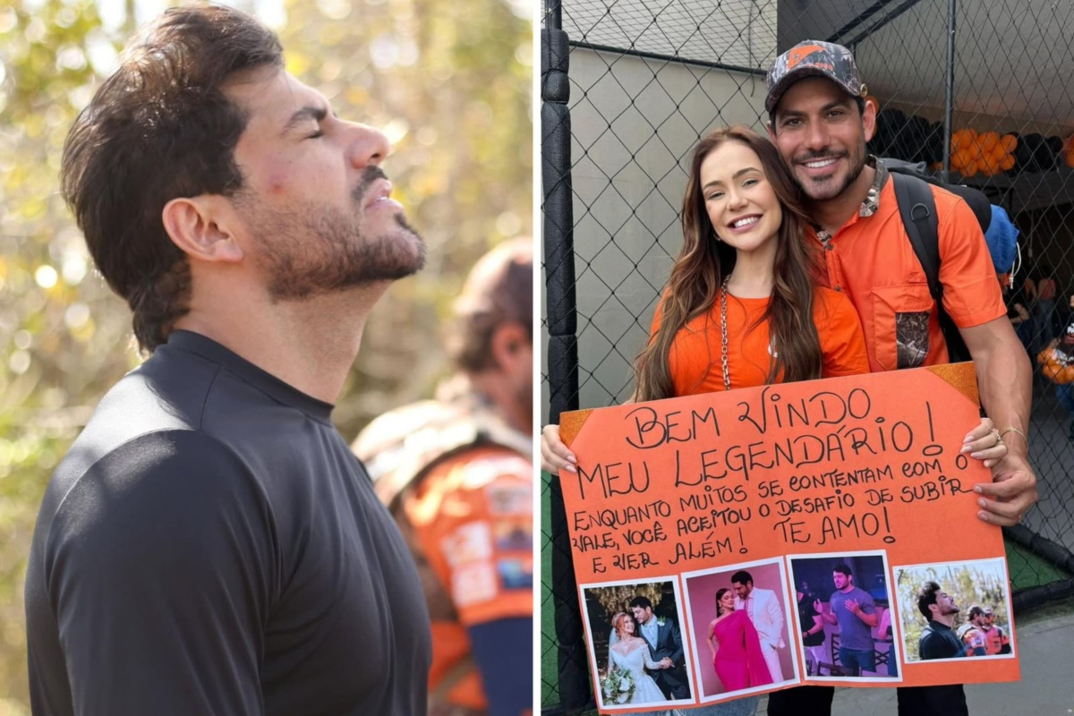 Yugnir participou do 'Legendários' e contou com apoio da mulher, Mirela Janis