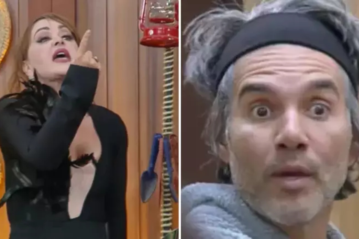 A Fazenda - briga de Gaby Spanic e Fernando Sampaio