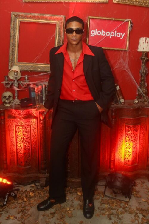 Humberto Morais prestigiou o Baile Globoplay