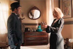 Celso (Rainer Cadete) tenta convencer Sandra (Flávia Alessandra) a desistir de vingança em 'Êta Mundo Melhor'