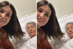 Fátima Bernardes e a mãe