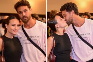 Larissa Manoela e André Luis Frambach no Festival do Rio