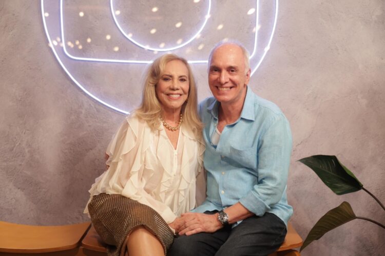 Arlete Salles e filho Alexandre