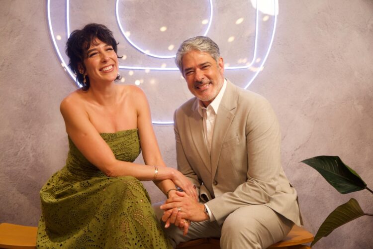 William Bonner e a esposa Natasha