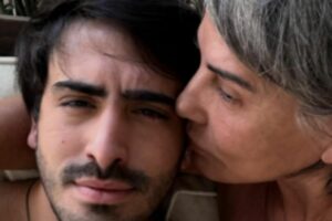 Gloria Pires e filho