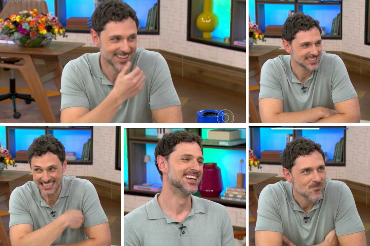 Guilherme Magon, o Leonardo de 'Vale Tudo', no 'Mais Você'