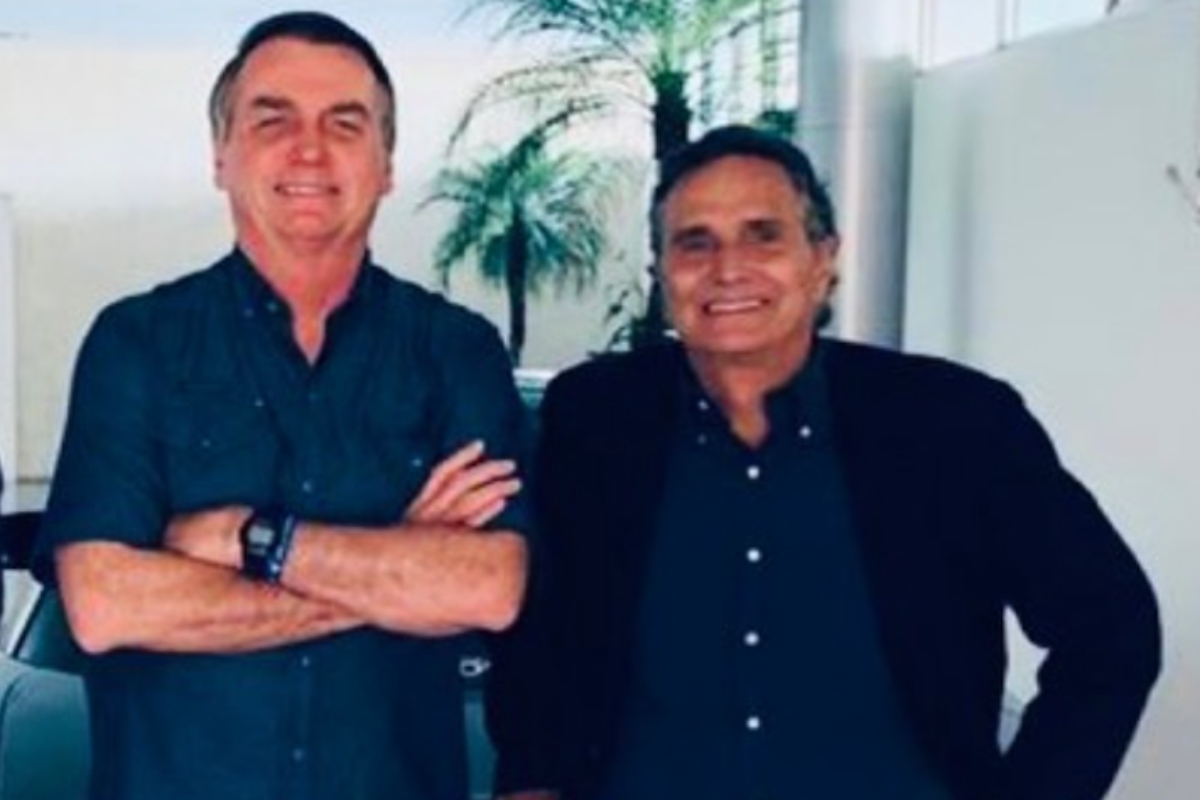 Jair Bolsonaro e Nélson Piquet