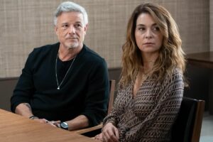 Filipa (Claudia Abreu) e Jaques (Marcello Novaes) em 