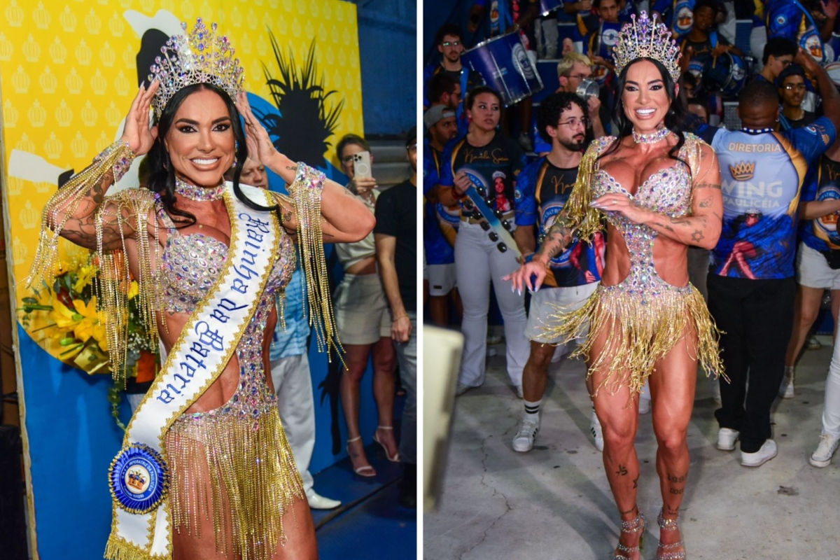 Kamila Simioni coroada rainha de bateria