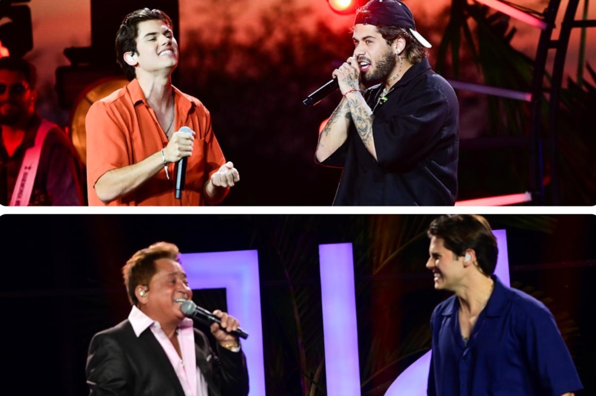 Leonardo e Zé Felipe participam do DVD de João Henrique