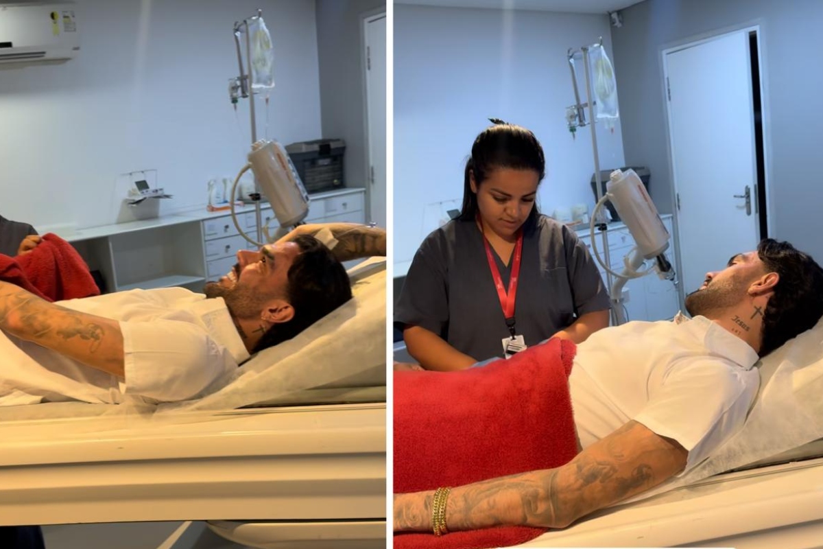 Luan Pereira internado