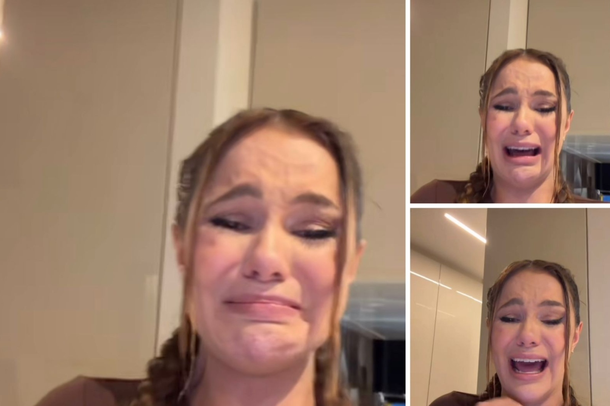 Mirela Janis chora ao contar que foi assaltada