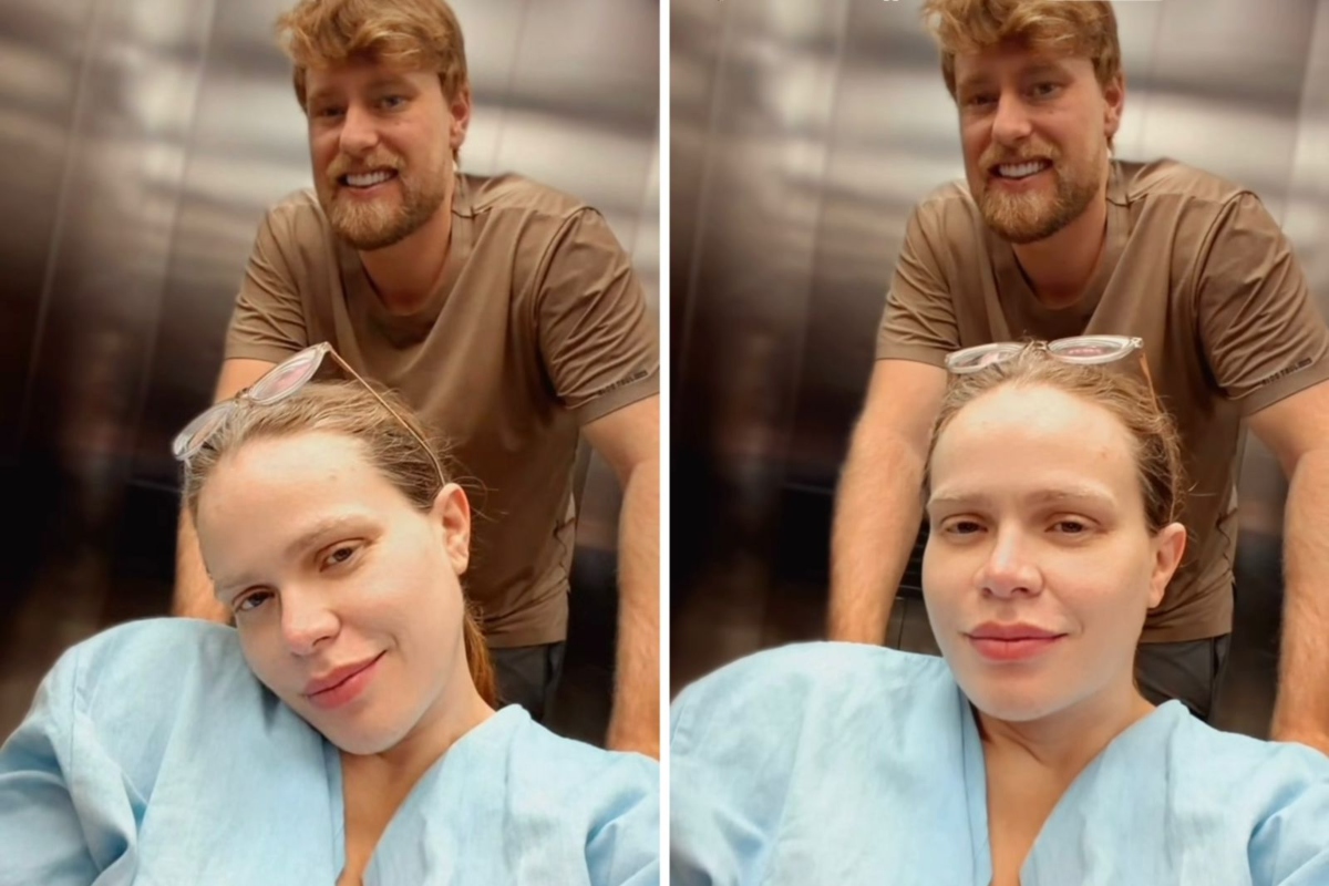 Paulinha Leitte e o marido