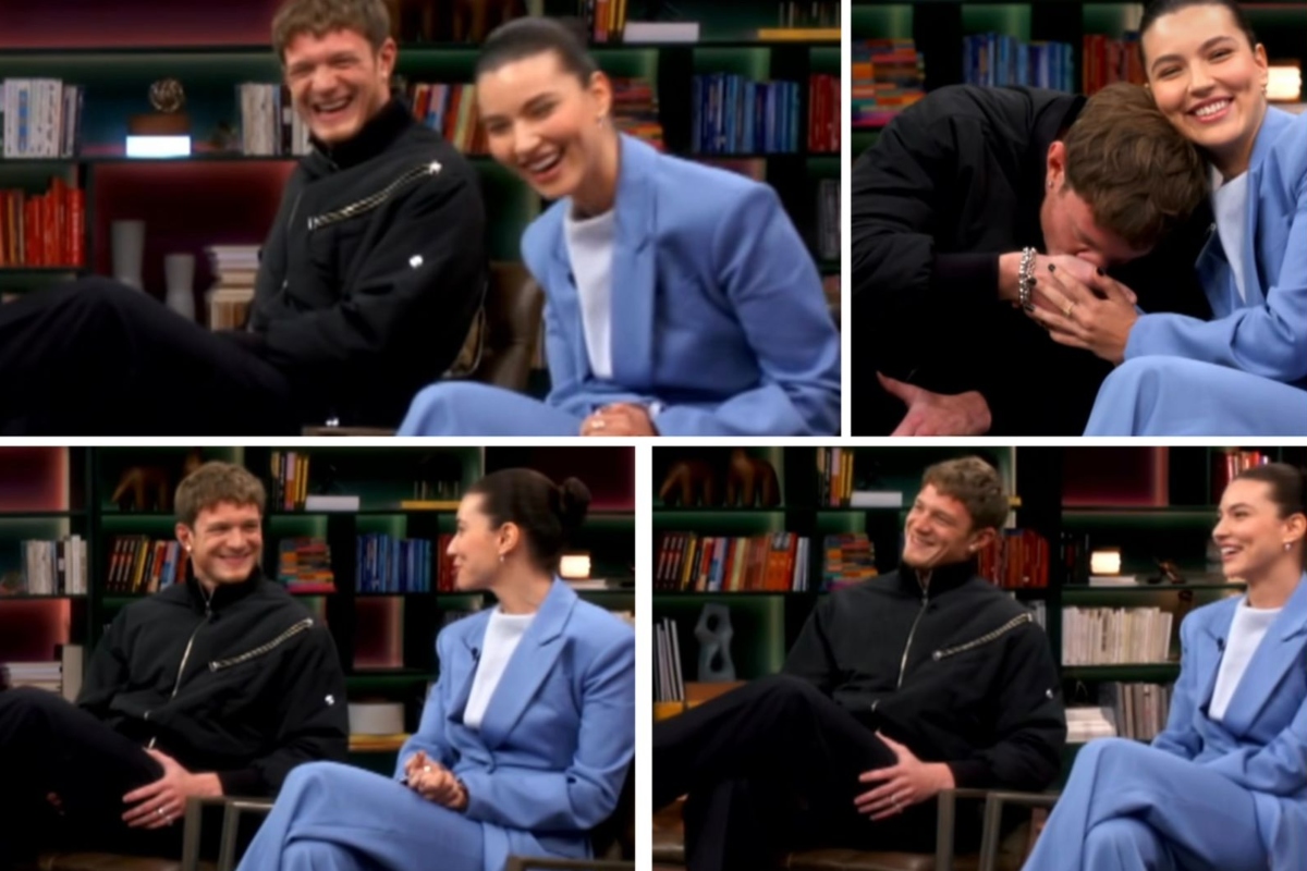 Pedro Novaes e Alanis Guillen no 'Conversa com Bial'