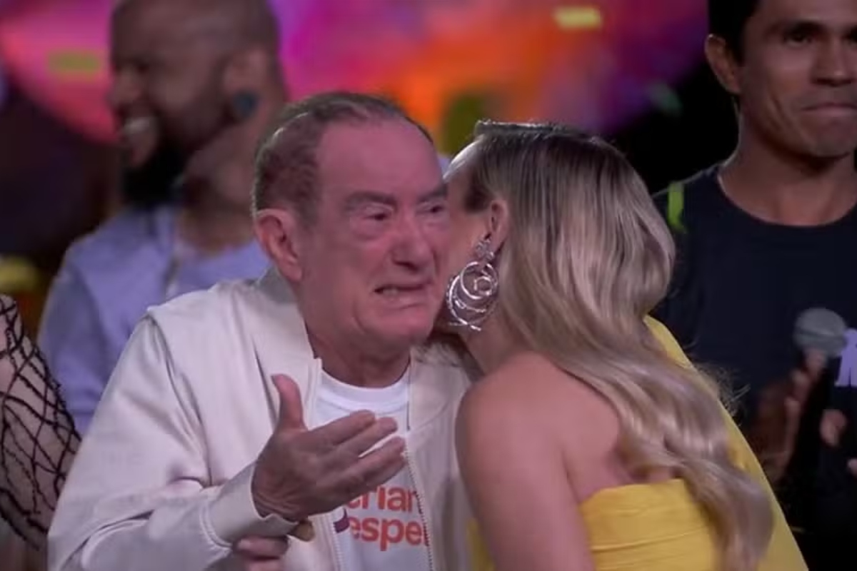 Renato Aragão chora no Criança Esperança