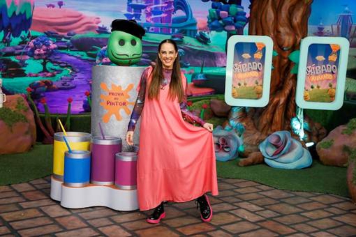 Silvia Abravanel no 'Sábado Animado'