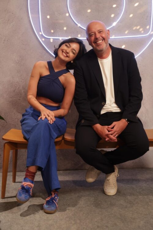 Alex Escobar e filha Mariana