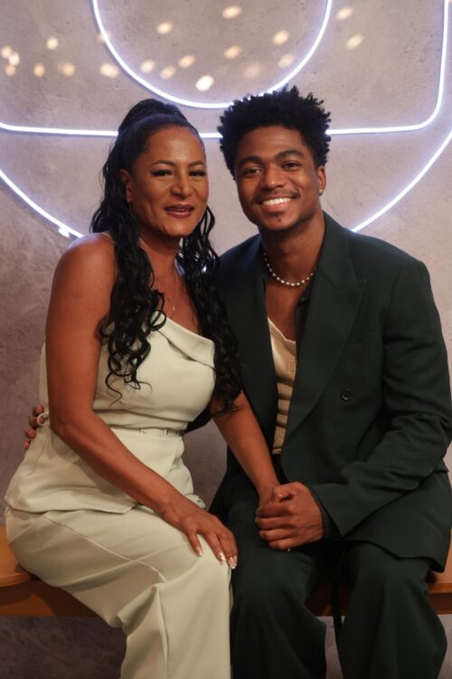 Guthierry Sotero e a mãe, Patrícia