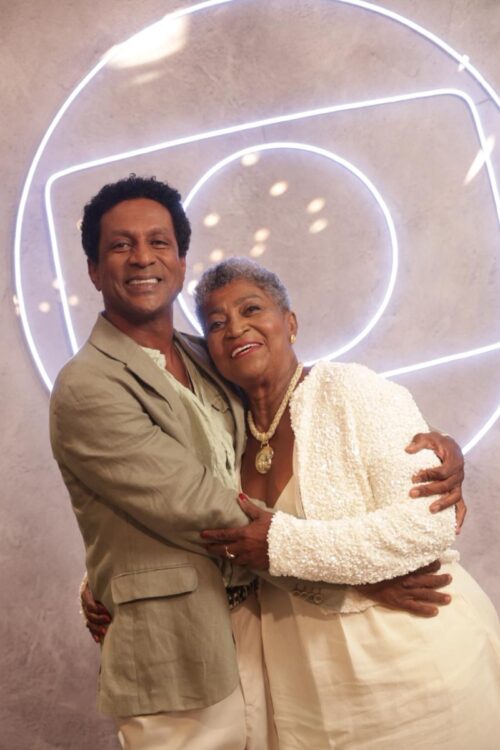 Luís Miranda e a mãe Luzia