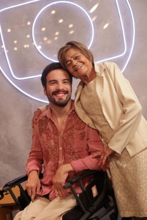 Pedro Fernandes e avó Carmen