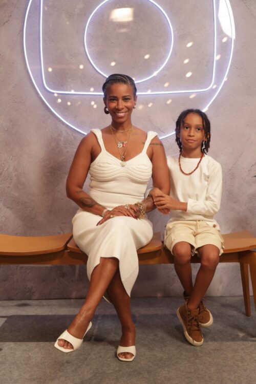 Rita Batista e o filho Martim