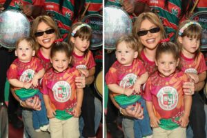 Virginia Fonseca e os filhos