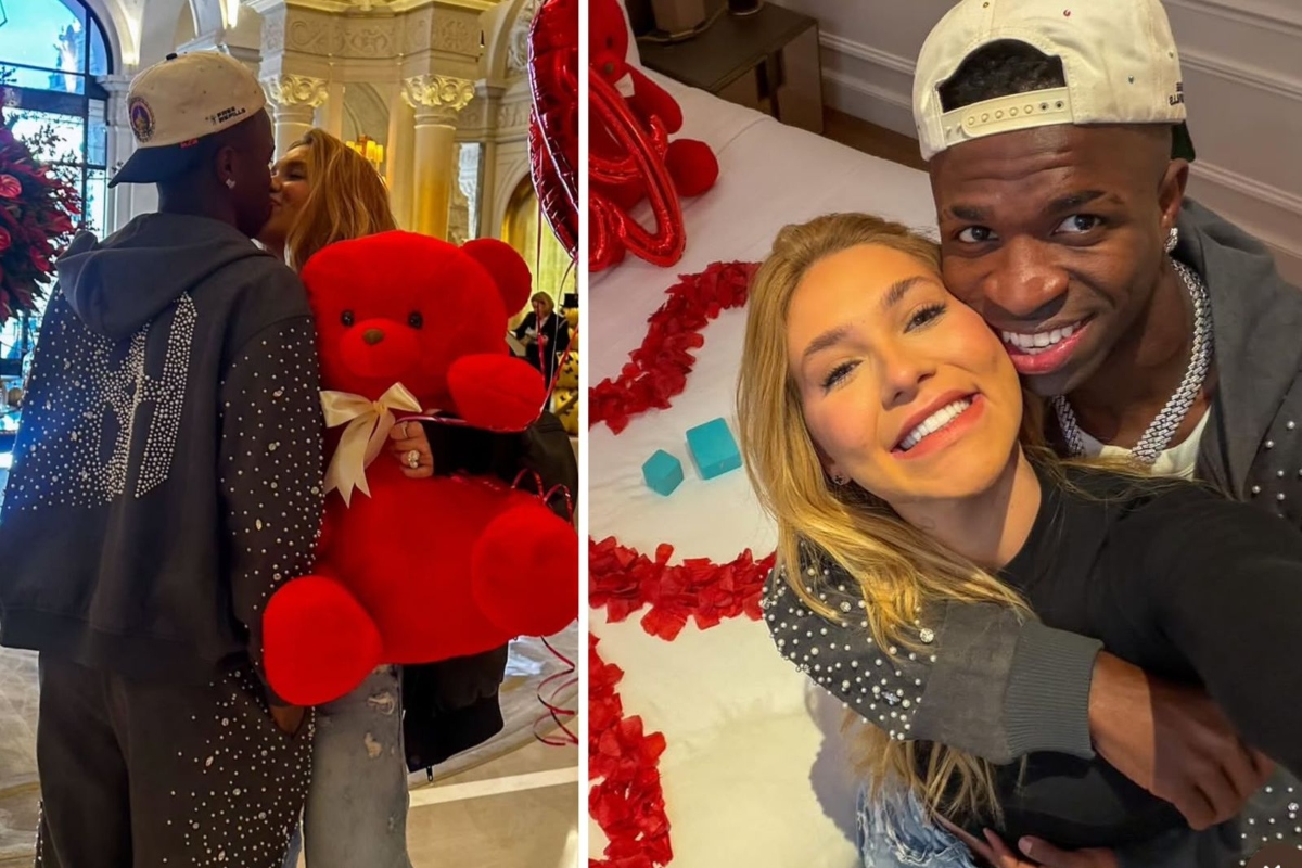 Vini Jr e Virginia assumem namoro