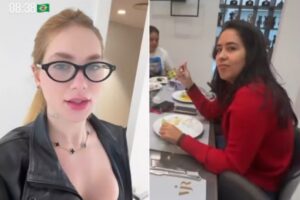 Virginia e a ex-cunhada Monyque Costa