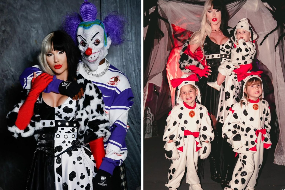 Virginia, os filhos e Vini Jr