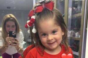 Virginia prepara festa para os 3 anos de Maria Flor