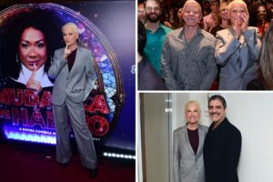 Xuxa prestigia estreia do musical de Junno