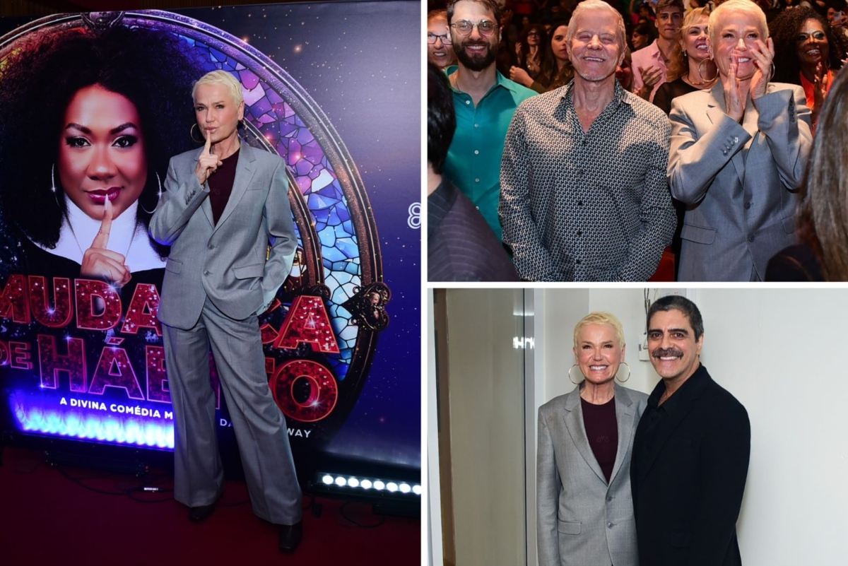 Xuxa prestigia estreia do musical de Junno