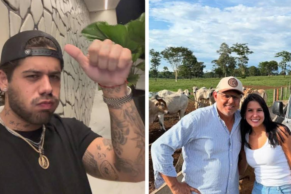 Zé Felipe leva esporro do pai de Ana Castela