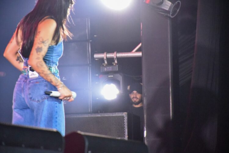 Zé Felipe nos bastidores do show de Ana Castela