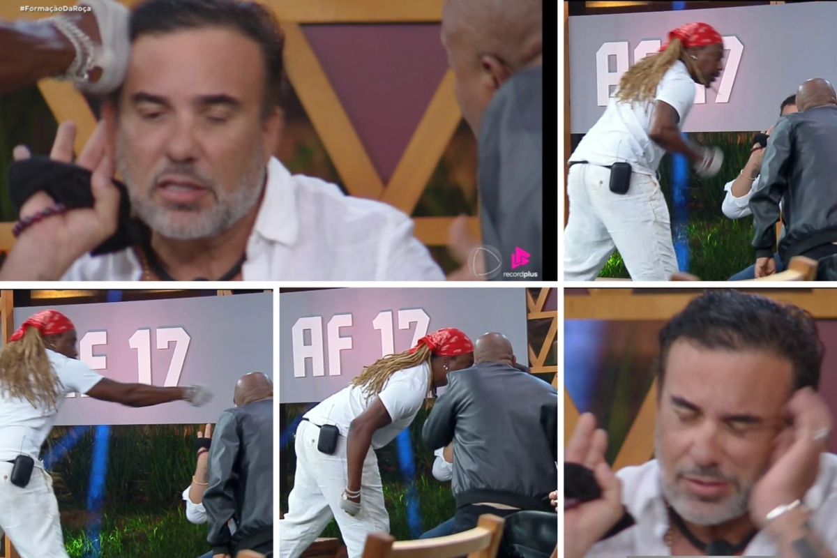 Créo agride Fabiano e é expulso de A Fazenda 17