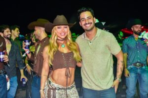 Virginia e o ex-cunhado Matheus Vargas