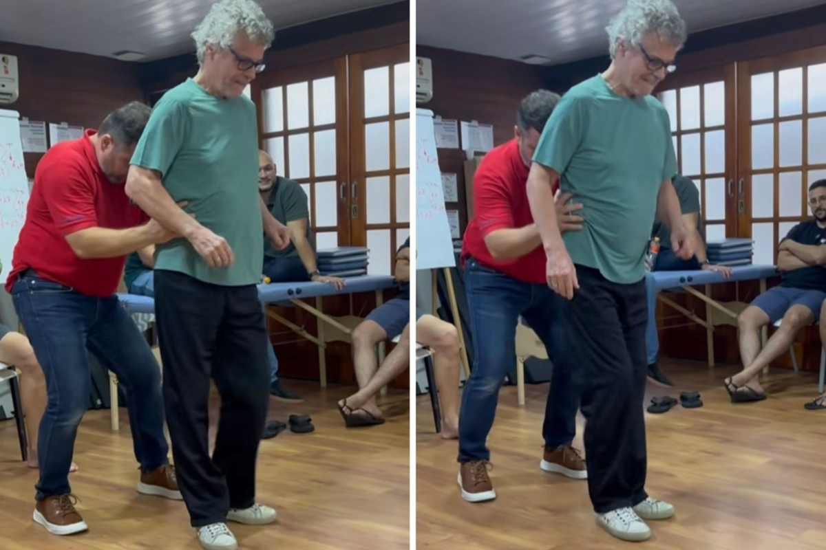 Carlinhos de Jesus volta a sambar após 5 meses