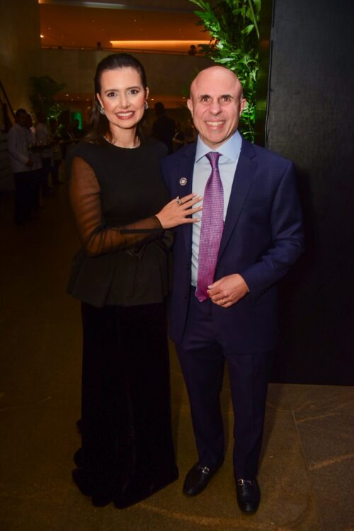 Dr Fernando Maluf e a esposa, Dra Lígia Maluf