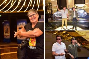 Navio Chitãozinho e Xororó com exposição de Rosa Marcondes