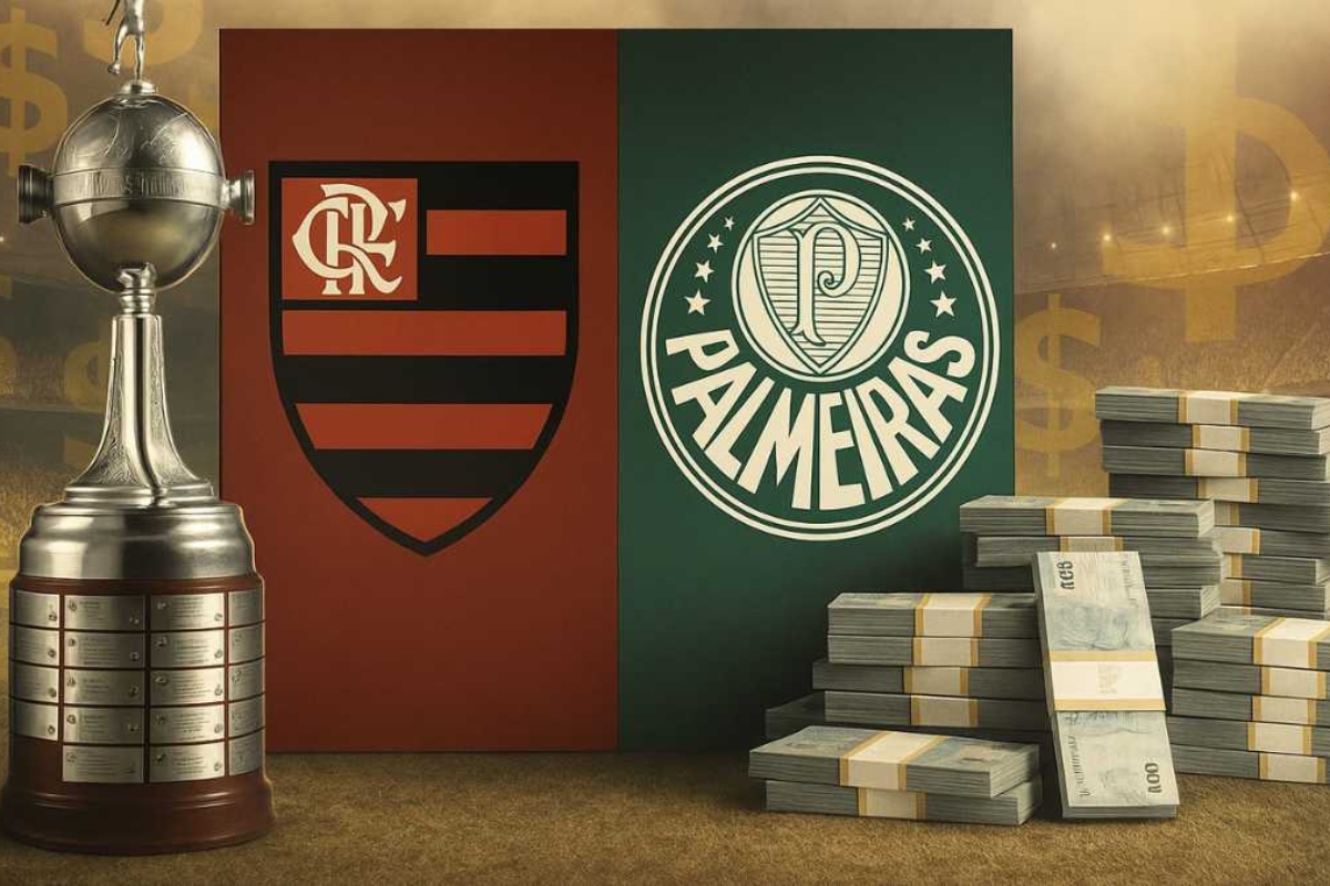 Flamengo e Palmeiras na final da Libertadores