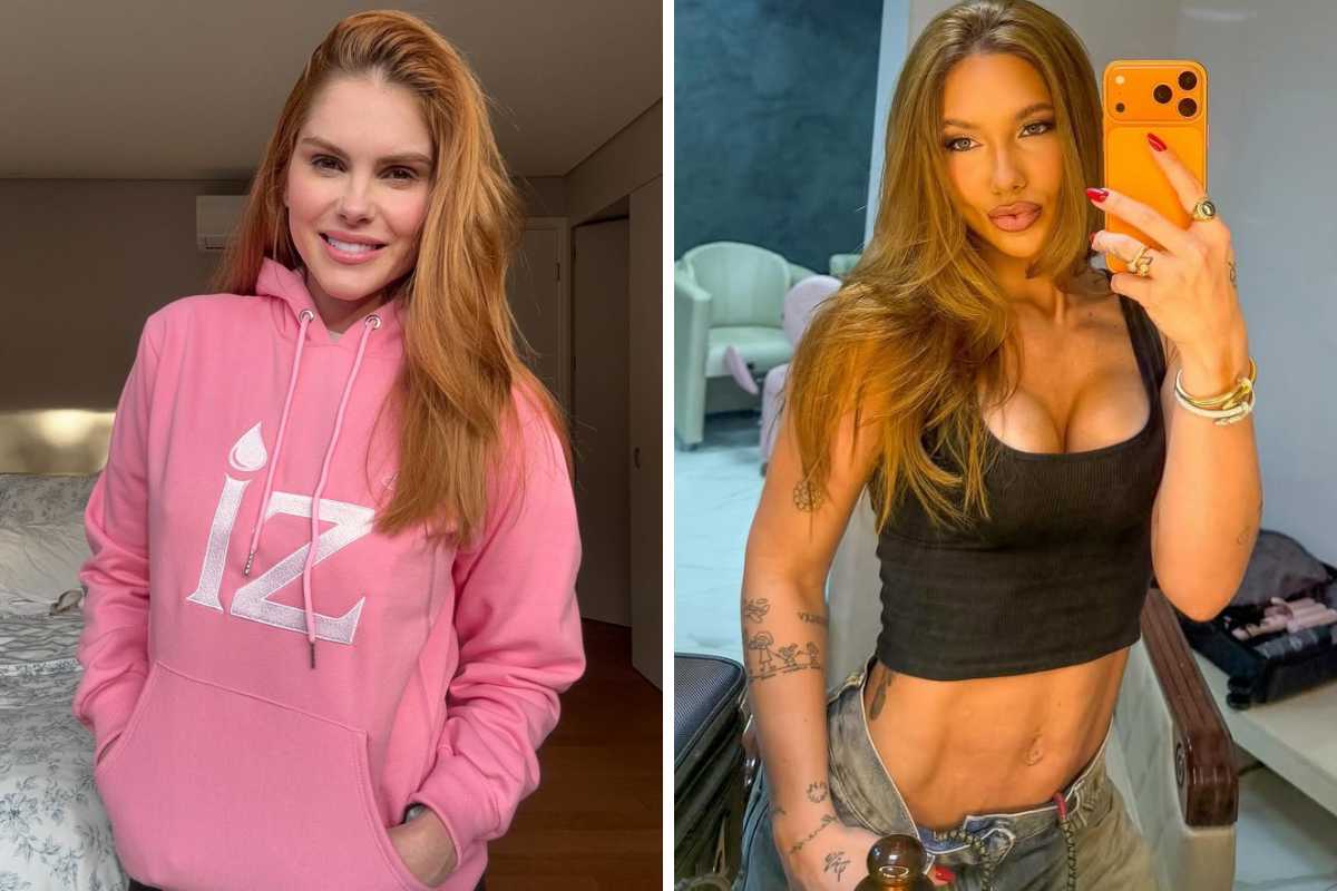 fotomontagem de barbara evans e virginia fonseca