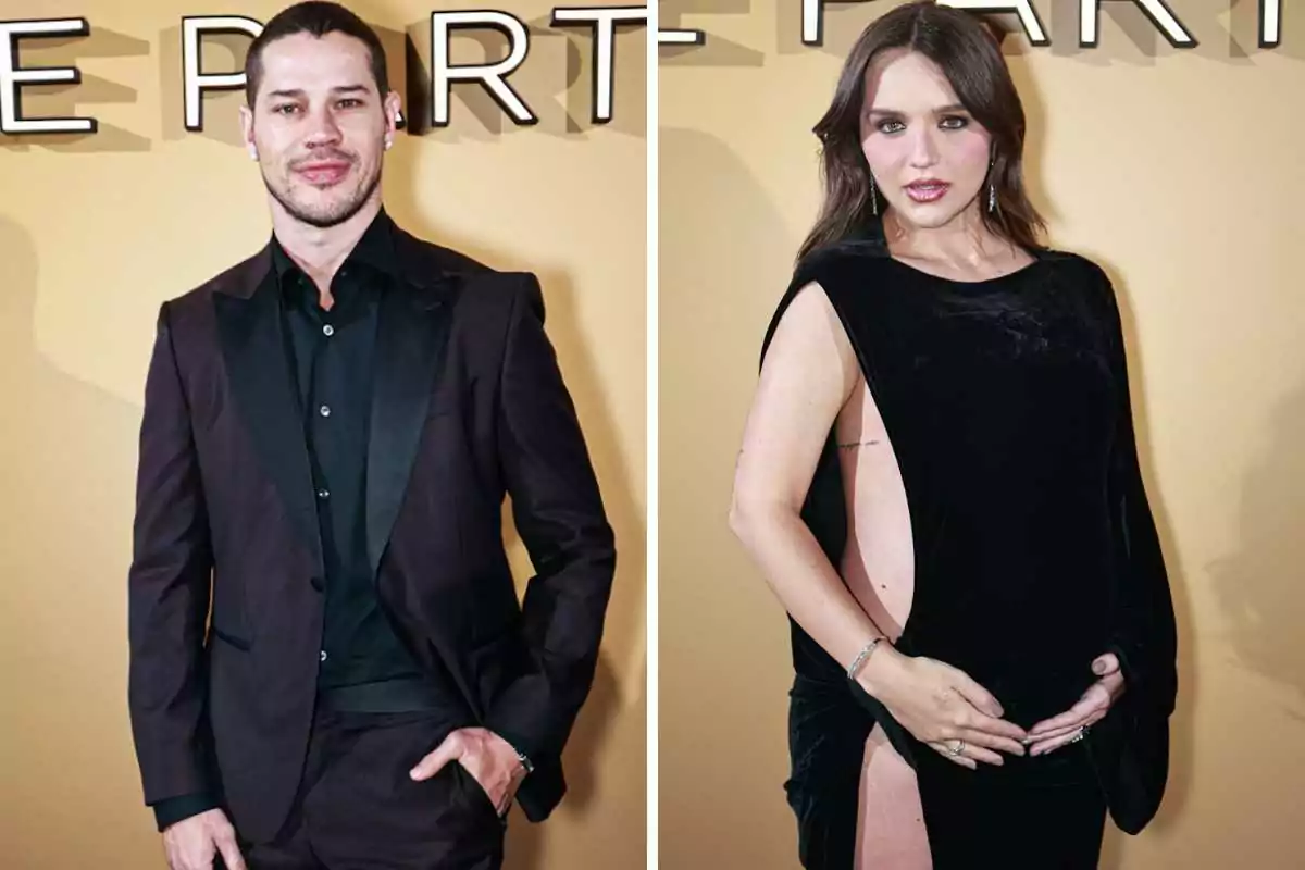 fotomontagem de josé loreto e rafa kalimann na forbes party