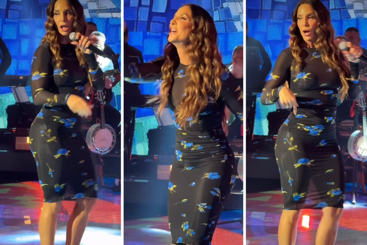 Ivete Sangalo no 'Domingão com Huck'