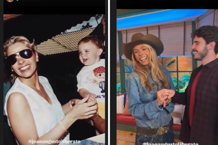 João Liberato e Adriane Galisteu