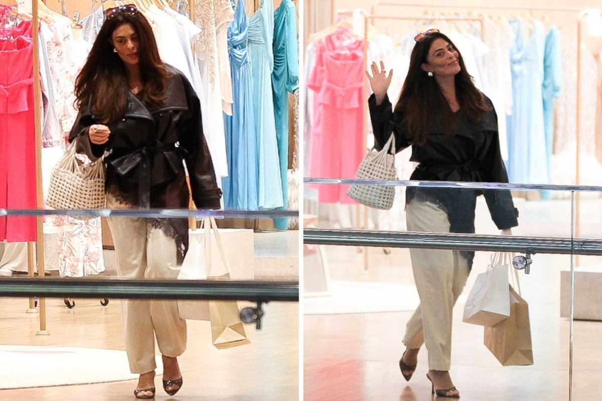 Juliana Paes no shopping