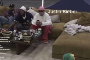 Justin Bieber assiste pegadinhas do SBT