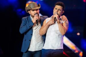 Luciano e Zezé fizeram show no Paraguai